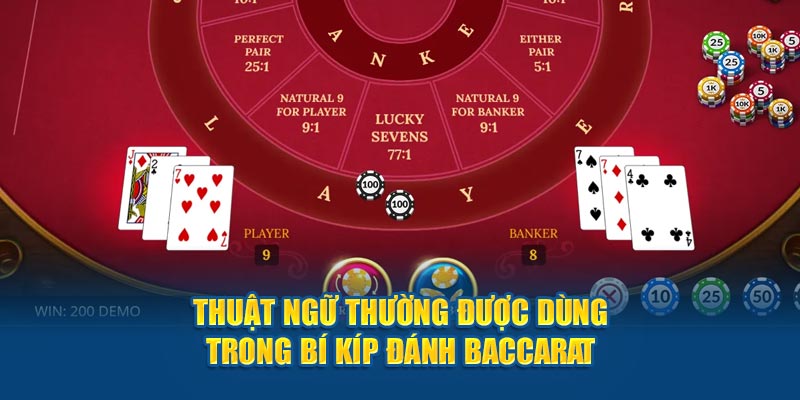 Thuật ngữ thường được dùng trong bí kíp đánh baccarat