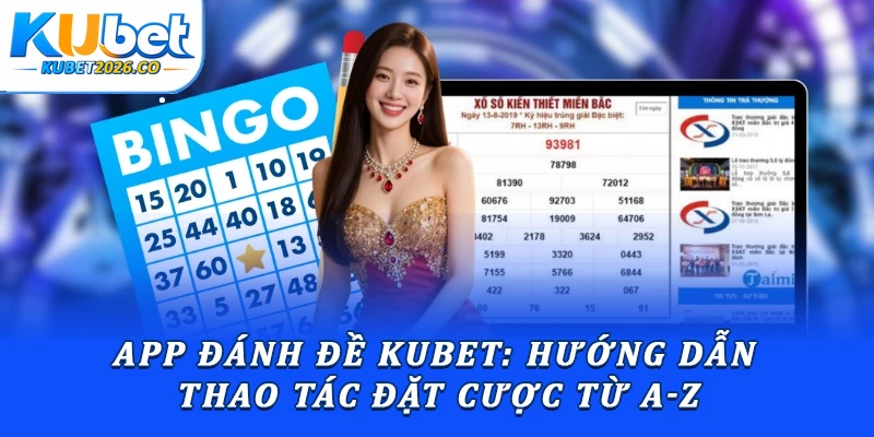 App Đánh Đề Kubet: Hướng Dẫn Thao Tác Đặt Cược Từ A-Z